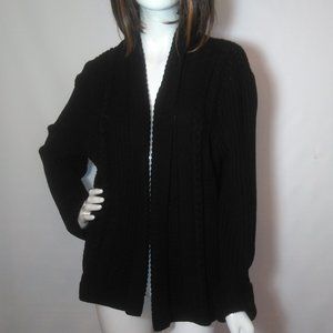 Croft & Barrow Black Cardigan